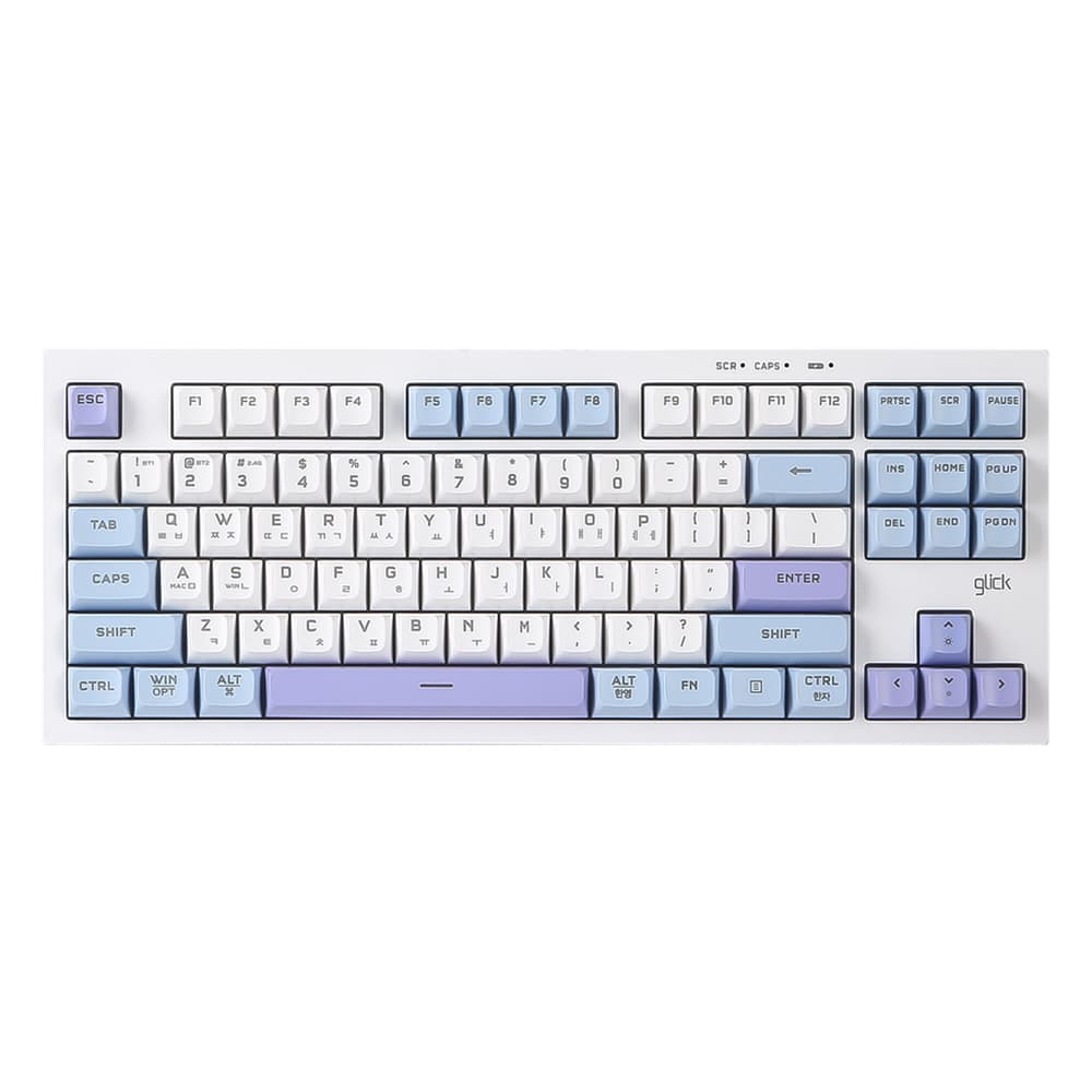 지클릭커 WK50 사일런스 M RGB 87키 제품 사진